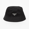 PRADA Unisex Dreieck Logo Streifen Bucket Hat Schwarz 160348647 [P]