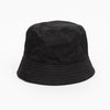 PRADA Unisex Dreieck Logo Streifen Bucket Hat Schwarz 160348647 [P]