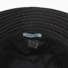 PRADA Unisex Dreieck Logo Streifen Bucket Hat Schwarz 160348647 [P]