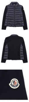 Moncler Logo Patch Mix Padded Zip Jacket 152100450 [P]