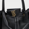 BURBERRY モチーフ ピオニー モノグラム バケットバッグ ブラック 160363920 [P]