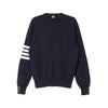 THOM BROWNE コットンクレープ 4バー ミラノ スティッチ プルオーバー ネイビー 160478605 [P]