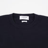 THOM BROWNE コットンクレープ 4バー ミラノ スティッチ プルオーバー ネイビー 160478605 [P]