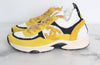 CHANEL Knit Sneakers with CC Logo Yellow 37.5(245) 160665467 [P]