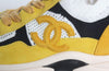 CHANEL Knit Sneakers with CC Logo Yellow 37.5(245) 160665467 [P]