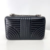 PRADA ダイアグラム チェーン フラップ ショルダーバッグ ブラック 160666543 [P]