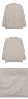 MAXMARA Damen V-Ausschnitt Cardigan aus Wolle in Beige 2629346023600 002 160666902 [P]