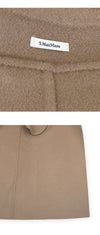 MAXMARA ウィメンズ ミディ ウール コート (キャメル) 160667252 [P]