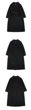 MAXMARA ミディウールコート(ブラック) 2629016101600 013 160667253 [P]