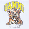 GANNI 女性用半袖Tシャツ 160628259 [P]