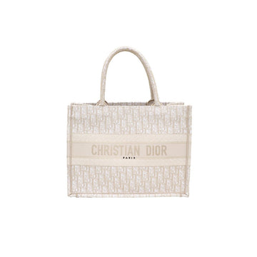 Dior Oblique Gold Embroidered Canvas Book Tote 36 Medium Bag 29190150 160669602 [P]