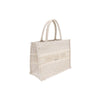 Dior Oblique Gold Embroidered Canvas Book Tote 36 Medium Bag 29190150 160669602 [P]