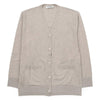MAXMARA Damen V-Ausschnitt Cardigan aus Wolle in Beige 2629346023600 002 160666902 [P]