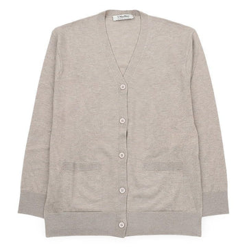MAXMARA Damen V-Ausschnitt Cardigan aus Wolle in Beige 2629346023600 002 160666902 [P]