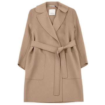 MAXMARA ウィメンズ ベロ VELO ミディ ベルト ウールコート(キャメル) 2629016081600 045 160667256 [P]