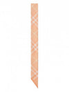 Burberry Skinny Checked Silk Scarf Check 8083299 151055733 [P]