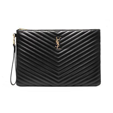 SAINT LAURENT モノグラム ダキュメント クラッチ 28848968 [P]