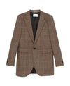 SAINT LAURENT チェックウールカシミヤブレザー 151102410 [P]
