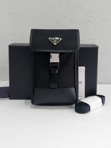 PRADA リナイロンストラップフォンケースポーチ新商品 2ZH109 160673169 [P]