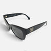 CHANEL 5478 スクエアハート CCロゴブラックサングラス 160673288 [P]