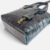 Saint Laurent Crocodile Embossed Mini Toy Shopper Tote Bag 712367 160673686 [P]