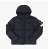 STONE ISLAND ワッペンロゴパッチフードメンズダウンジャケット 160673801 [P]