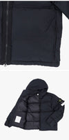 STONE ISLAND ワッペンロゴパッチフードメンズダウンジャケット 160673801 [P]