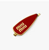 MIU MIU Logo Emaille Haarklammer 144732977 [P]