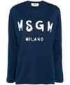 MSGM Brushed Logo Long Sleeve T-Shirt 152204759 [P]