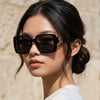 GUCCI Sonnenbrille GG1692SA 001 Asiatische Passform Oversize Hornbrille 150314552 [P]
