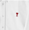 AMI Oxford Shirt with Small Heart Logo 143069507 [P]
