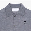 AMI Cardigan Small Heart Logo Polo Men 157375805 [P]