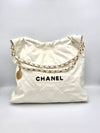 CHANEL 22バッグ 35 ホワイト(AS3261) 状態A 160674467 [P]