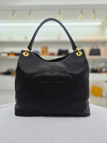 Prada Vitello Phoenix Hobo Shoulder Bag 1BC051 160674542 [P]