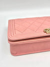 CHANEL ボーイ WOC キャビア ピンク 27番台(AP1117) 160674546 [P]