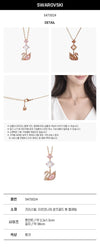 Swarovski Dazzling Swan Y Necklace 5473024 30939857 [P]