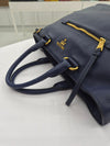 PRADA Tote- und Schultertasche aus Velluto Dino Marine BN2754 160674586 [P]