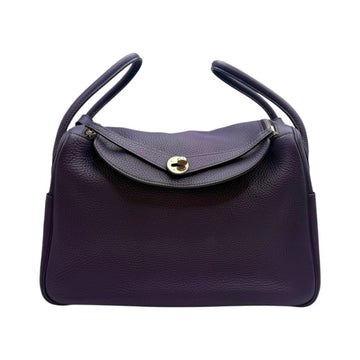 HERMES ショルダーバッグ 34 クレマンス バイオレット系 シルバー 160674598 [P]