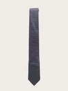 HERMES Graue Seiden Pacoene H Logo Krawatte 160674744 [P]