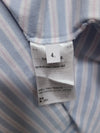 Thom Browne Light Blue White Stripe Jersey Short Sleeve Pocket T-Shirt 160674757 [P]