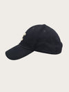 Celine Black Triomphe Patch Cotton Baseball Cap 160674776 [P]