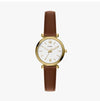 Fossil Women’s Leather Watch ES5464 (Carlie) 155592639 [P]
