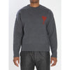 AMI Wollpullover mit Rundhalsausschnitt 25FW Grigio 157202320 [P]