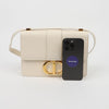 Dior Mountain 30 Leather Box White Gold Shoulder Bag 159849067 [P]