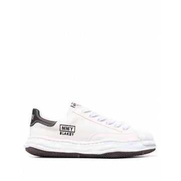 Maison Mihara Yasuhiro Blakey Canvas Low Top Sneakers A08FW735 White 160627572 [P]