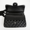 CHANEL ラージラムスキンクラシックフラップチェーンショルダーバッグ ブラック 160354532 [P]