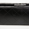 CHANEL ラージラムスキンクラシックフラップチェーンショルダーバッグ ブラック 160354532 [P]