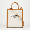 CELINE カバス バーティカル スモール キャンバス クロスバッグ ナチュラルタン 160478138 [P]