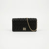 Miu Miu Nappa Leather Chain Crossbody Smartphone Case Black 160348765 [P]