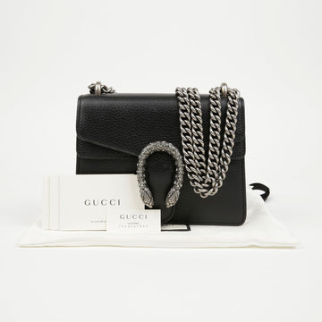 GUCCI Dionysos Leder Mini Bag Schwarz 160352999 [P]